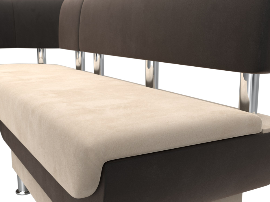 Кухонные уголки, Кухонный угловой диван Альфа левый угол, велюр