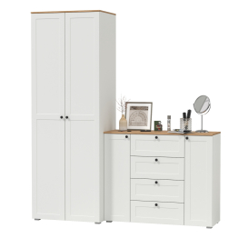 Шкаф для прихожей и большой комод Остин