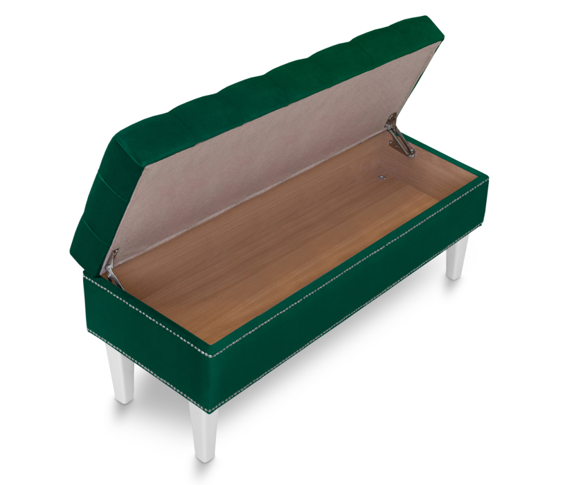 Банкетки, Пуф банкетка Париж 82 с ящиком, микровелюр