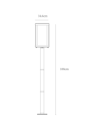 Уличный наземный светильник BELFAST
