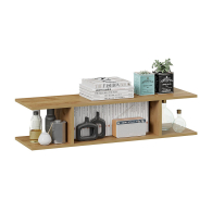 Детские полки, Полка настенная Хилтон (1100), дуб крафт золотой