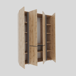 Шкаф распашной Сура 2 -1500