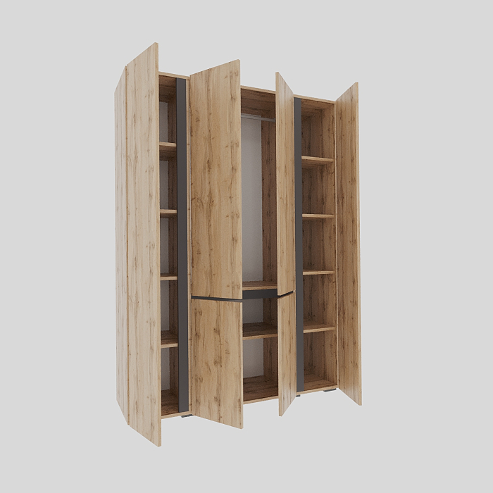 Шкафы распашные, Шкаф распашной Сура 2 -1500