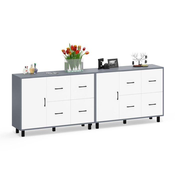 ТВ-тумбы, Два комода РВК 125-1204 с дверкой и 4-мя ящиками