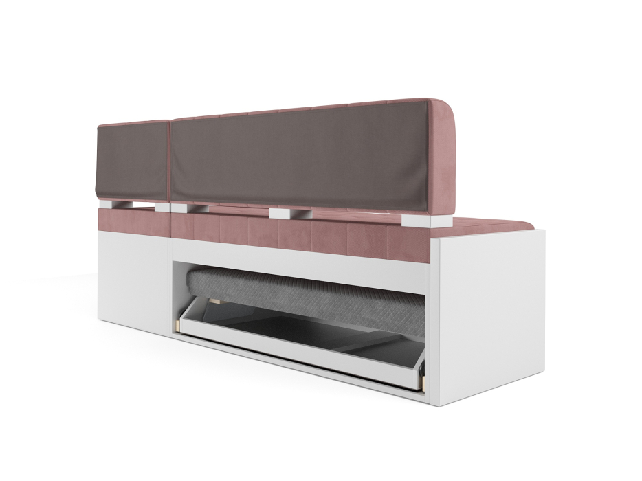 Кухонные уголки, Диван угловой кухонный Ганновер (Велюр) 205х82х130 см