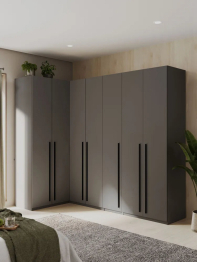 Угловой шкаф для одежды распашной с ящиками София 2200х2500х1300 мм