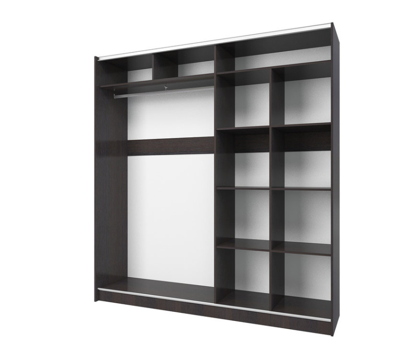 Шкафы-купе, Шкаф-купе Манхеттен М 2146х2300х555, 2 зеркала