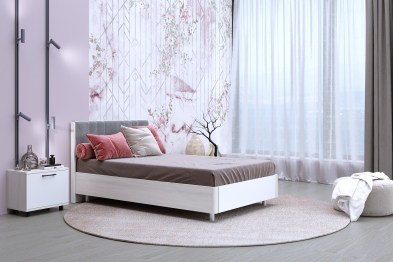 Модульная система Грейс Кровать КР-5011  Снежный Ясень