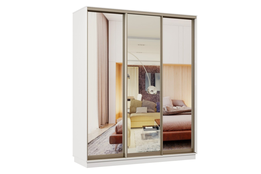 Шкафы-купе, Шкаф-купе Премьер 34 белый