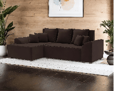 Диваны угловые в гостиную, Диван Каскад Левый угол (Велюр)