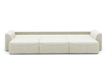 Диван-кровать угловой Рафаэль 3 секции еврокнижка НПБ, рогожка