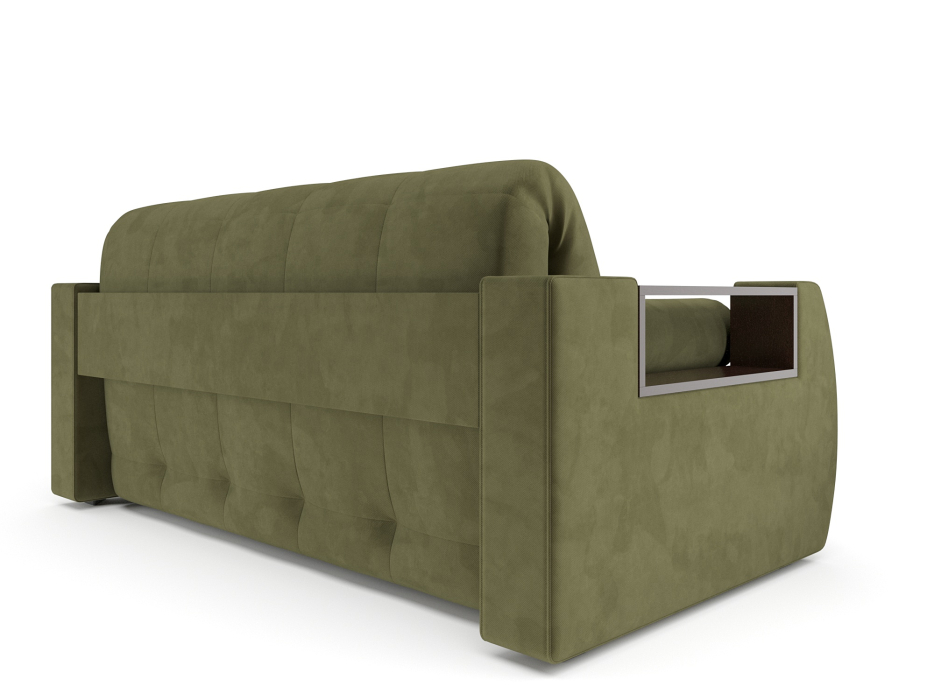 Диваны с ящиком для белья, Диван аккордеон Барон №3 ППУ 120х200 Велюр
