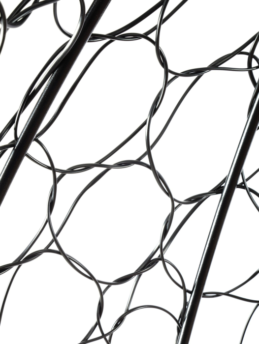 Подвесные кресла, Подвесное кресло КАПЛЯ с ротангом чёрное