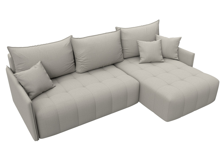 Диваны угловые в гостиную, Диван угловой Лига-054 НПБ угол универсальный, рогожка Амур