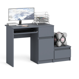 Компьютерный стол МС-1 правый с тумбой Мори