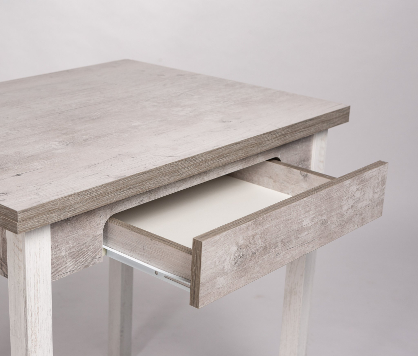 Обеденные столы, Стол обеденный раскладной с ящиком 80