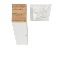 Шкаф-пенал с зеркалом Остин