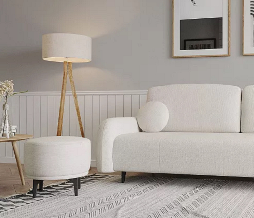 Пуф в прихожую, Пуф Мун Шенилл