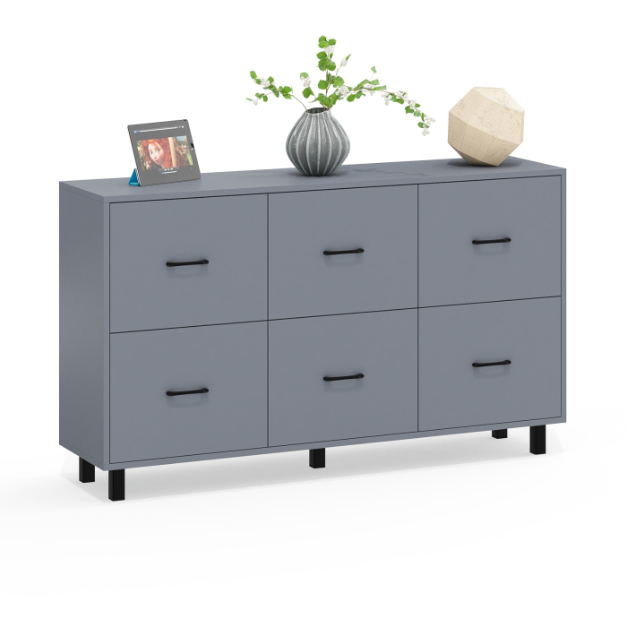 ТВ-тумбы, Комод шесть выдвижных ящиков РВК 127-1504