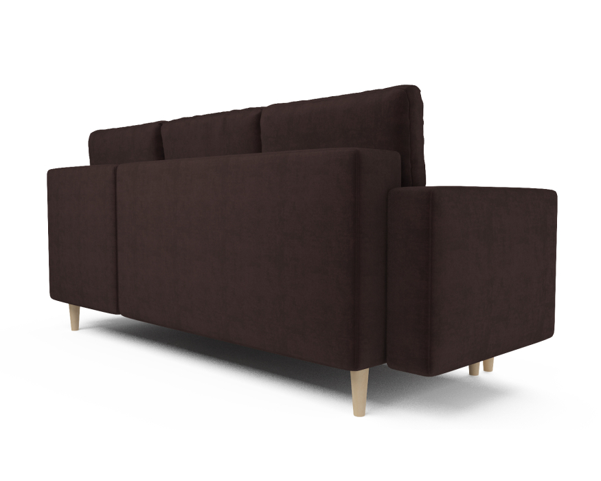 Диваны угловые в гостиную, Угловой диван Честер, велюр