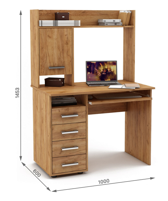 Прямые, Письменный стол Остин-12К