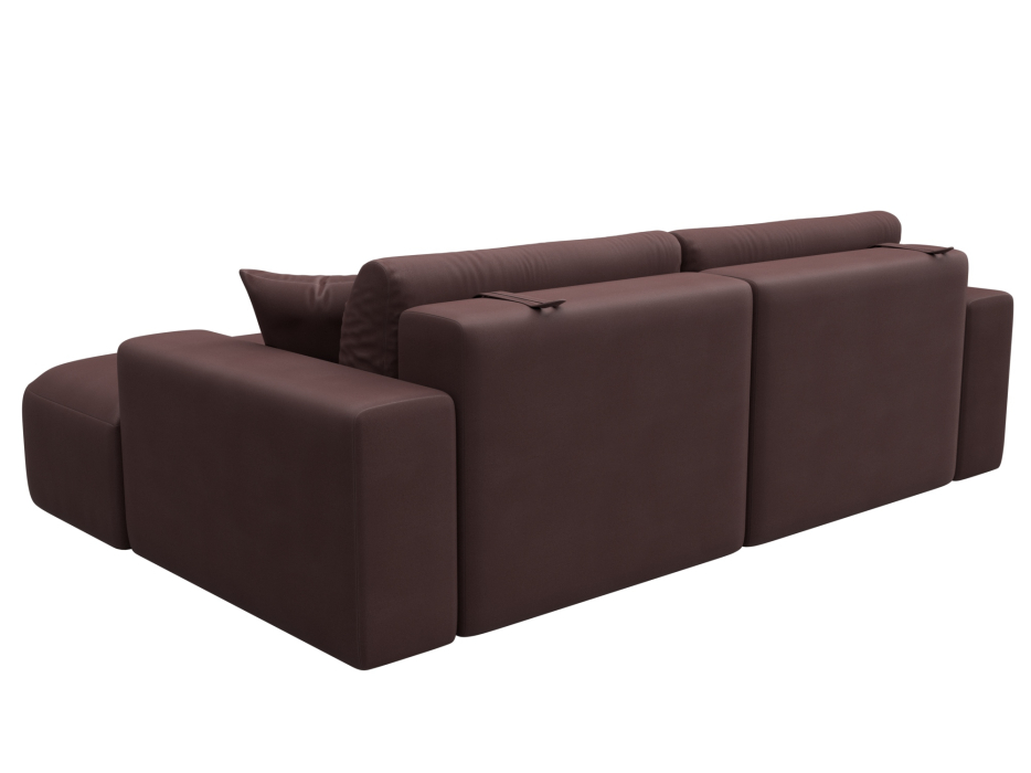 Диваны угловые в гостиную, Диван угловой Лига-036 НПБ Классик правый угол, замша JOLY