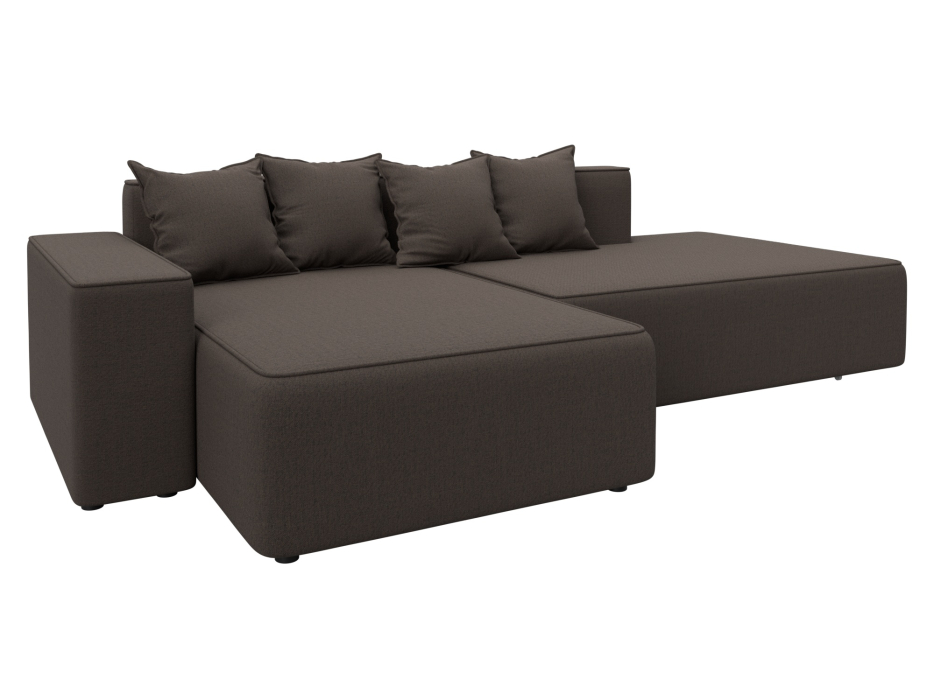 Диваны угловые в гостиную, Диван угловой Лига-079 угол левый, рогожка Амур