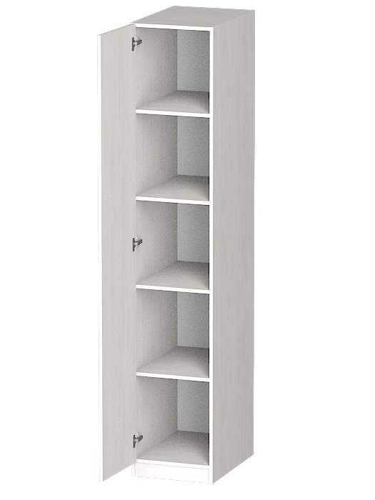 Для одежды, Распашной шкаф Лайф с полками 40*60*215 Северное дерево