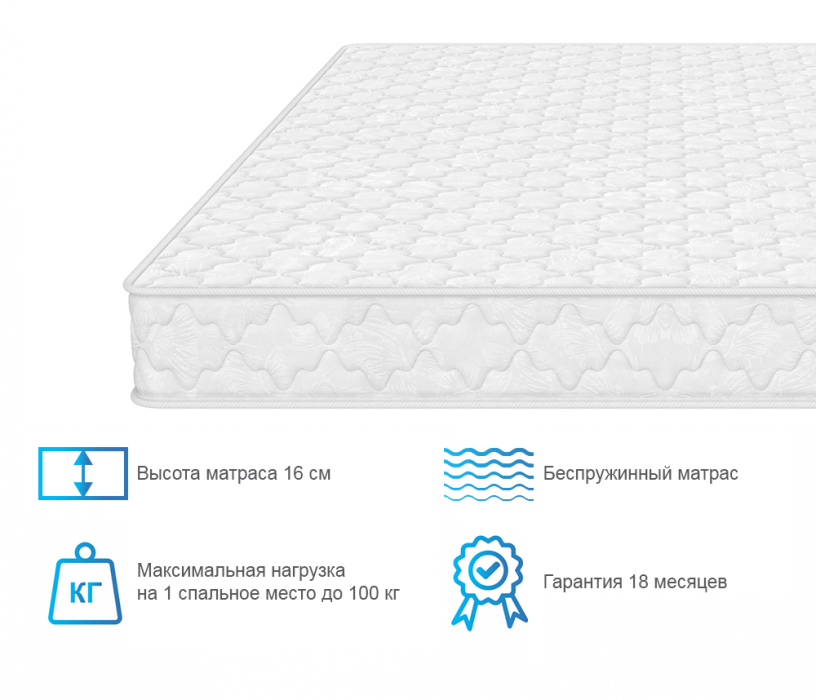 Другие размеры, Матрас ARMOS Brilliant Mousse (Jacgard) 120х190 см