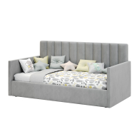 Кровати с мягким изголовьем, Кровать односпальная Меркурий-4 90*200