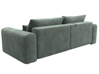 Диван угловой Лига-056 НПБ угол универсальный, велюр BRUT