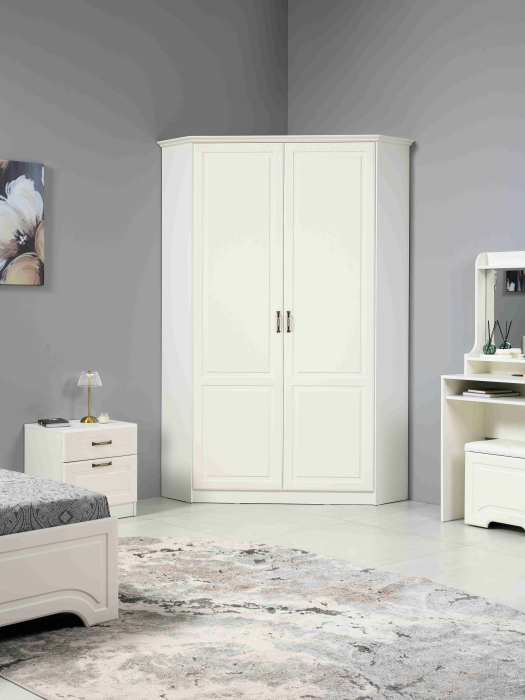 Угловые шкафы, Угловой шкаф для одежды Ливерпуль 13.124