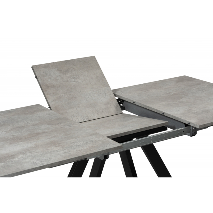 Обеденные столы, Деревянный стол Райн 116(160)x77 (черные ноги)