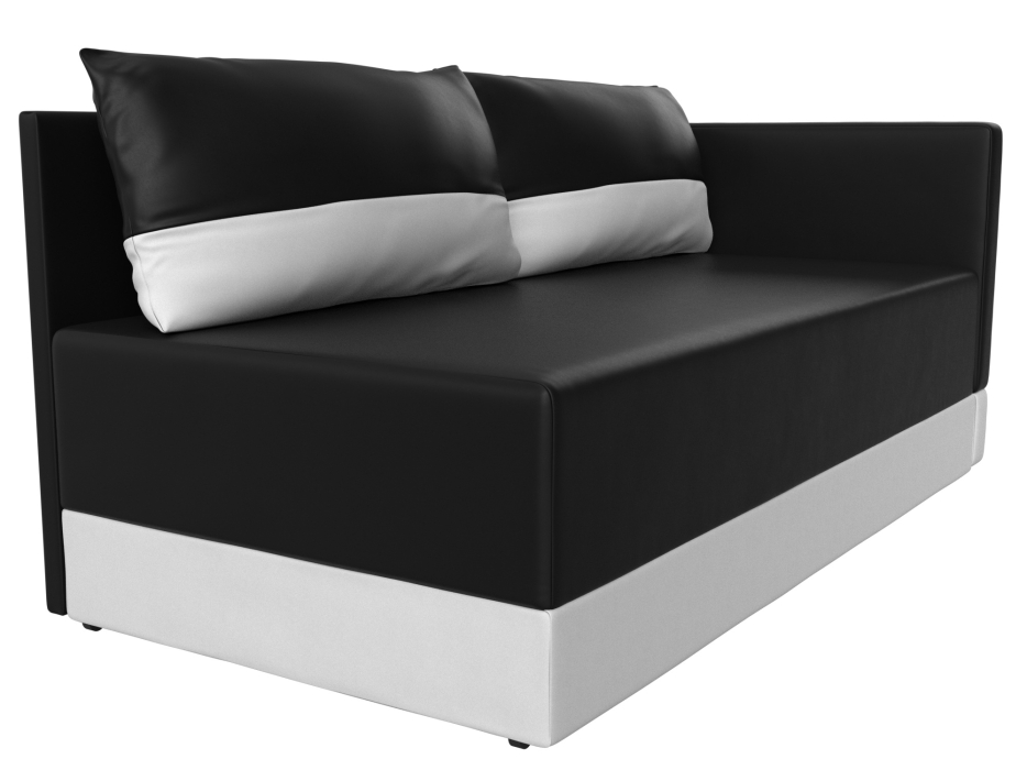 Кушетка диван, Кушетка Никас правая, экокожа