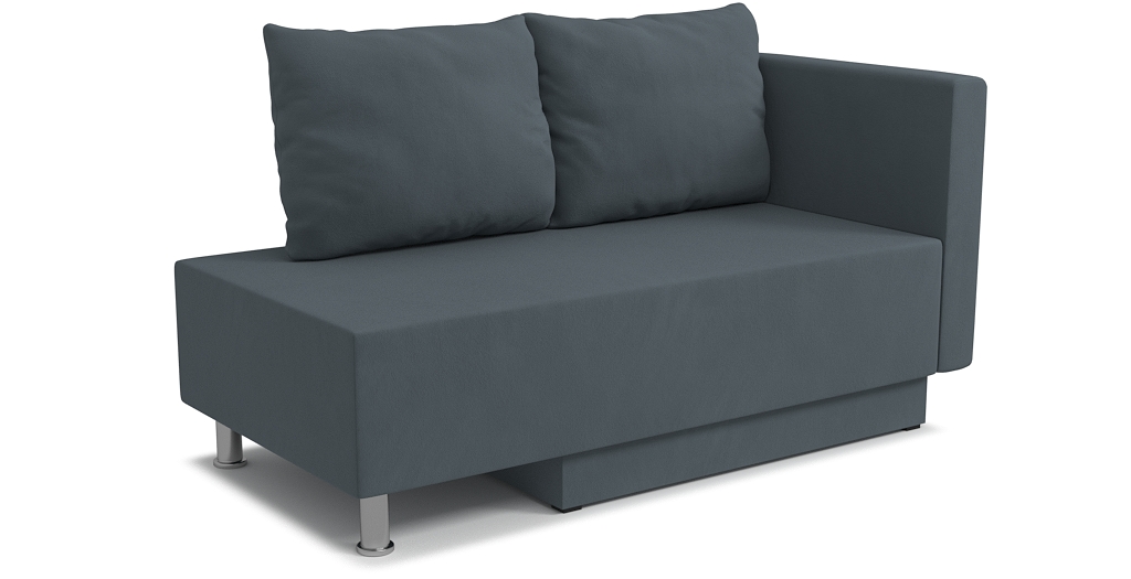 Диваны кровати со спальным местом, Кушетка Леон Lux, универсальный,  велюр