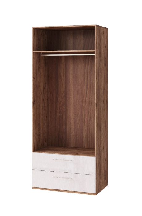 Для одежды, Монреаль (09) Шкаф для одежды с ящик 2-х дверный с зеркалом