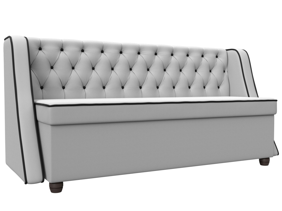 Диваны прямые кухонные, Кухонный прямой диван Лофт, экокожа