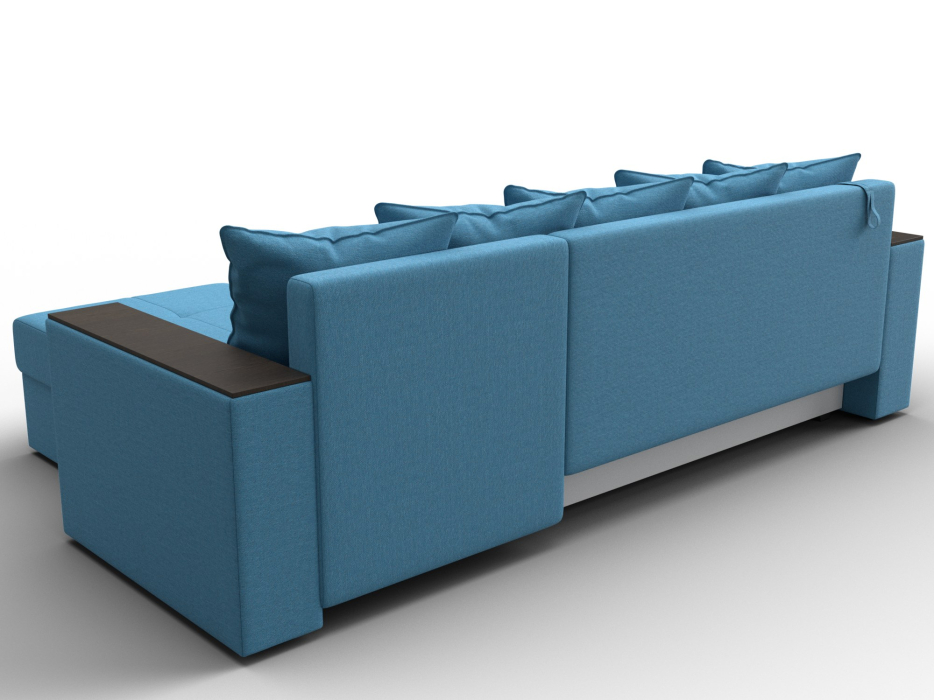 Диваны угловые в гостиную, Диван угловой Дубай Лайт угол универсальный, рогожка Амур