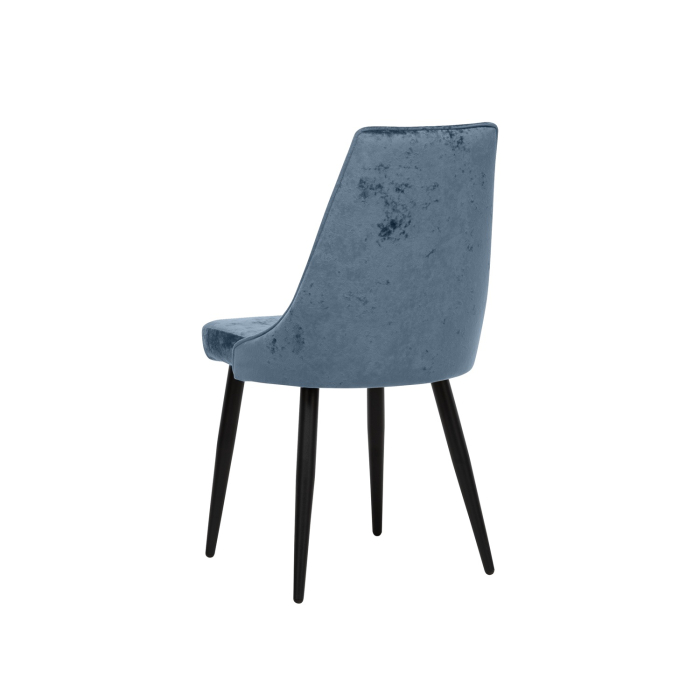 Стулья, Стул Leset Эби Люкс металл Черный, велюр