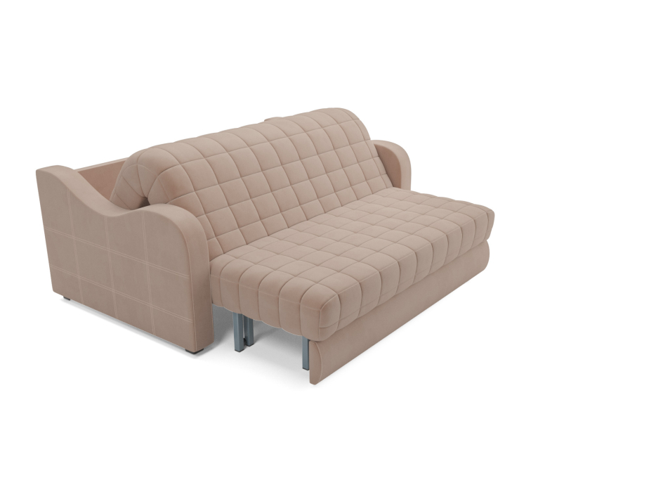 Диваны с ящиком для белья, Диван аккордеон Барон №4 ППУ 120х200 Велюр