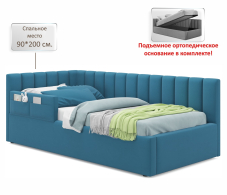 Детские кровати, Мягкая кровать Milena с бортиком 900 с подъемным механизмом