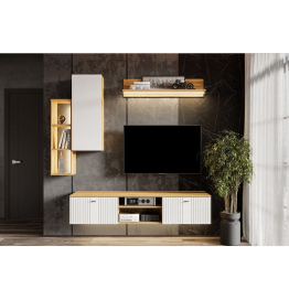 Тумба под телевизор широкая Милан