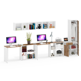 Мебель для рабочего места для двоих Лидер-8 № 34