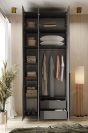 Шкаф распашной с антресолью София 2600х1200х520 мм