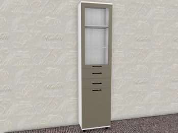 Модульная система Грейс Шкаф ШК-5046  Снежный Ясень