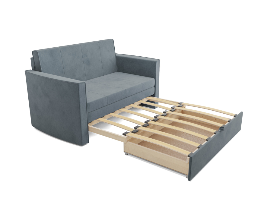 Диваны выкатные, Диван прямой выкатной Санта №2 (Велюр)