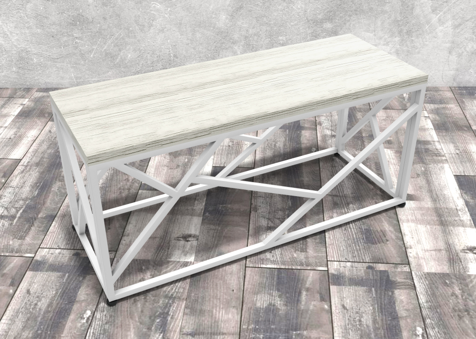 Журнальные столики, Журнальный стол  Айсберг Лофт 04  белый