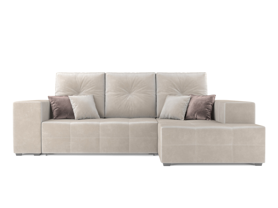 Диваны угловые в гостиную, Диван угловой Монреаль Правый угол (Бархат)