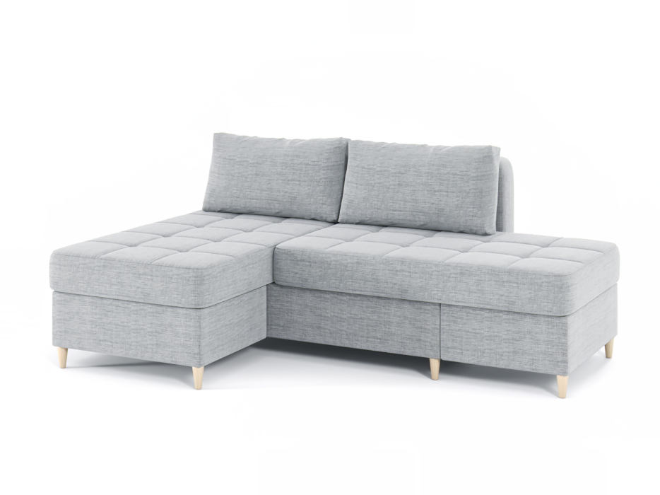 Диваны угловые в гостиную, Диван-кровать угловой Оливер 2 еврокнижка-трансформер, рогожка