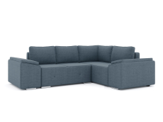 Диваны угловые в гостиную, Диван-кровать угловой Хавьер 1 ПБ еврокнижка, рогожка